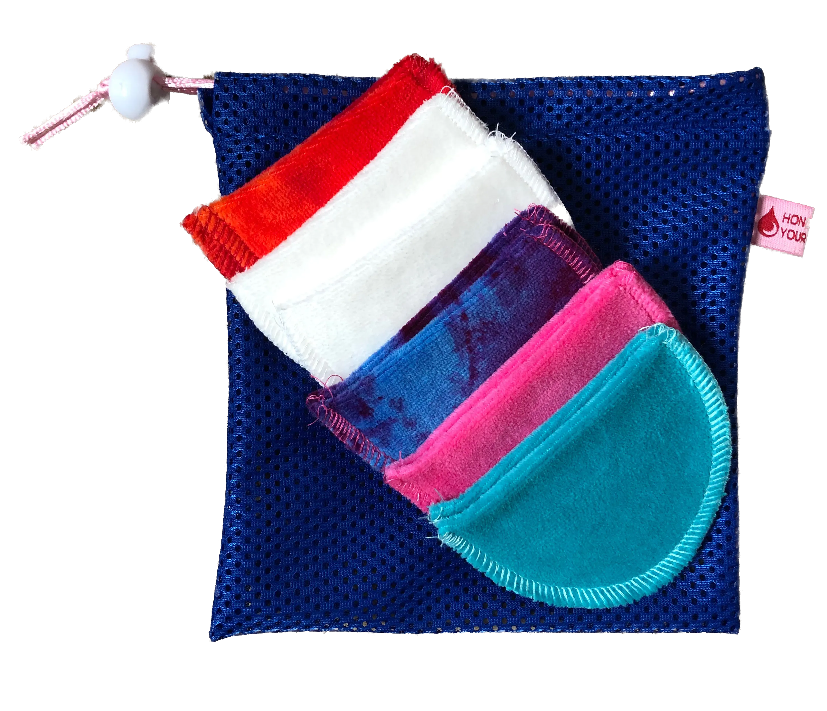 10 Reusable Makeup Wipes   Wash Bag
