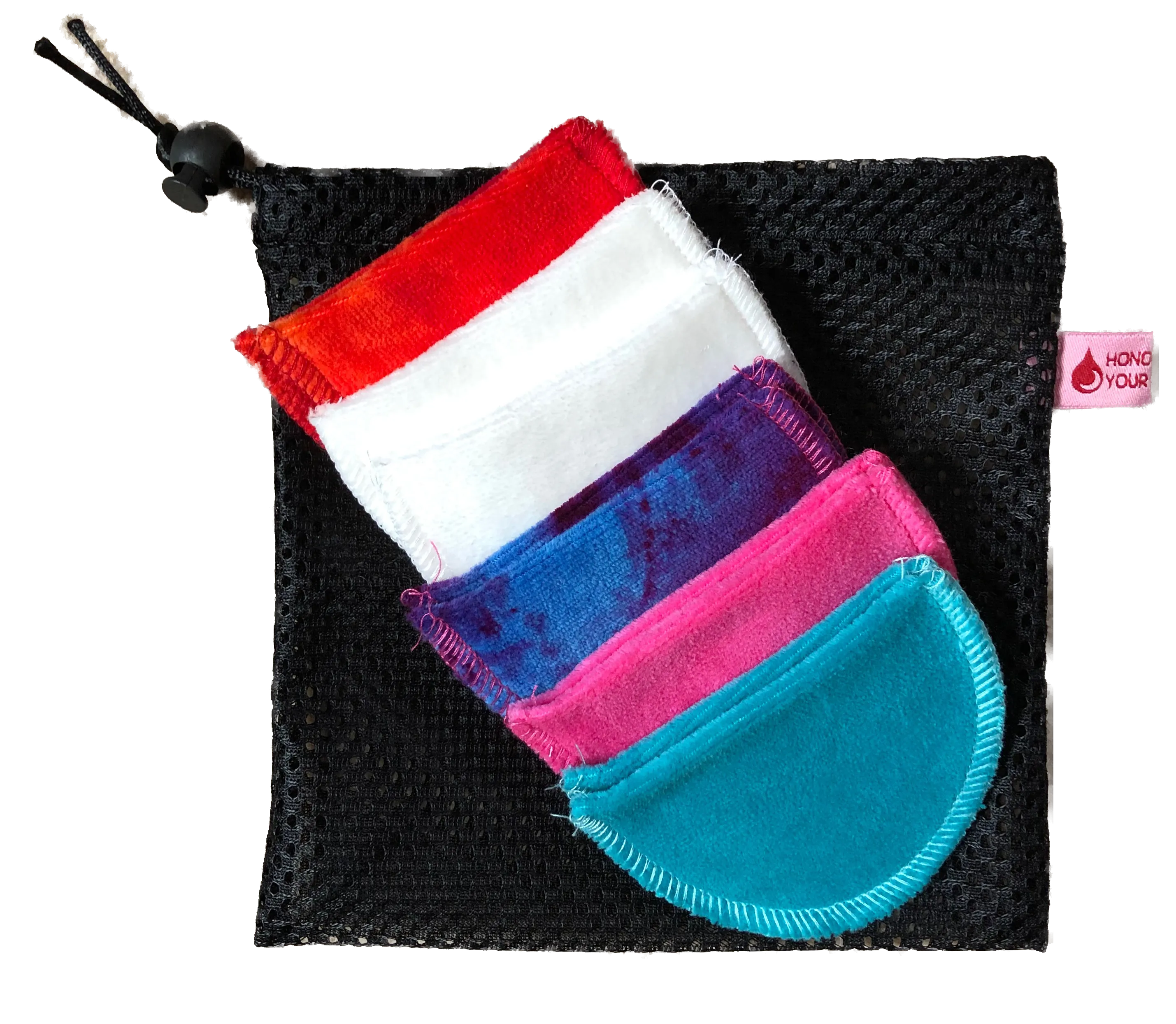 10 Reusable Makeup Wipes   Wash Bag