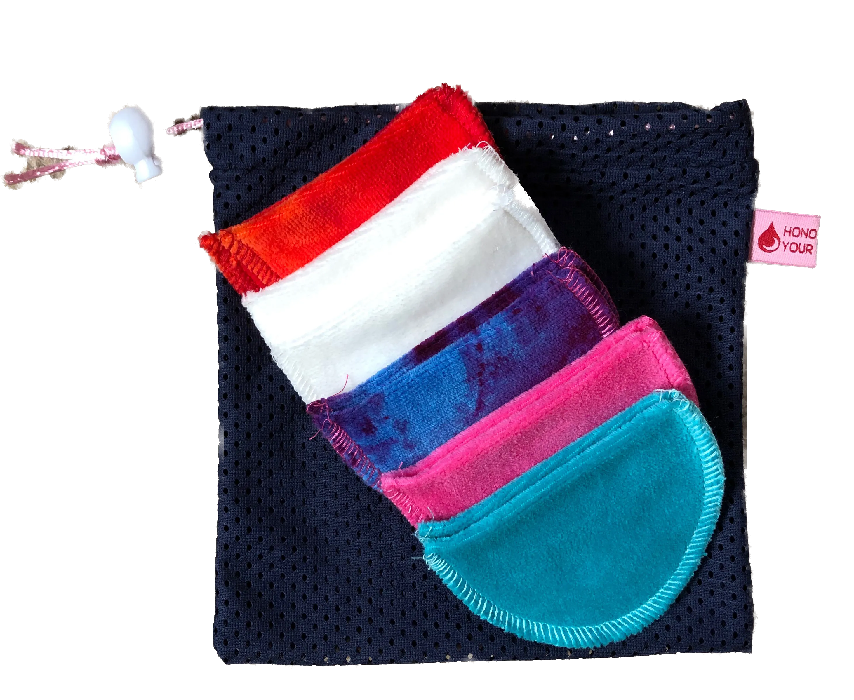10 Reusable Makeup Wipes   Wash Bag
