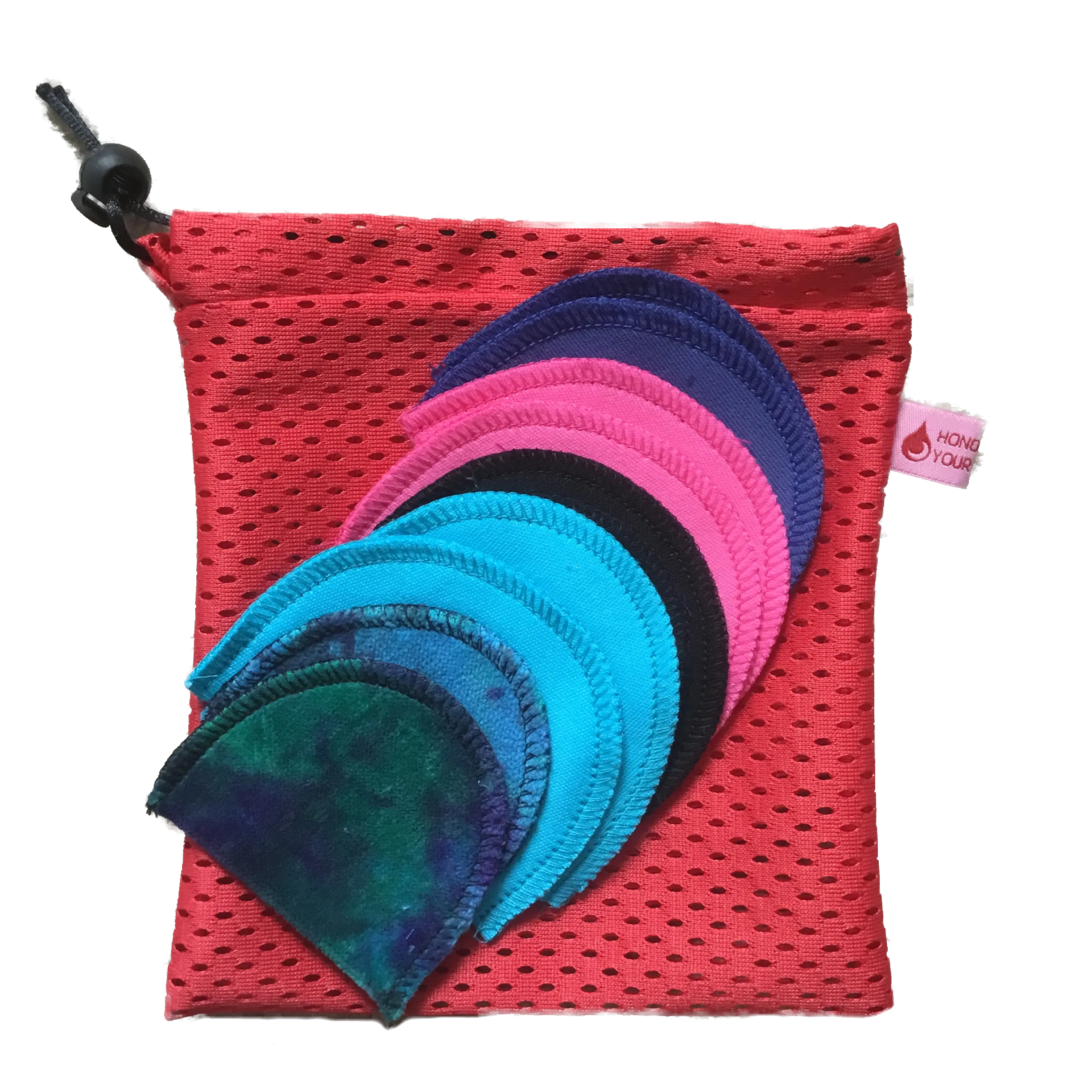 10 Reusable Makeup Wipes   Wash Bag