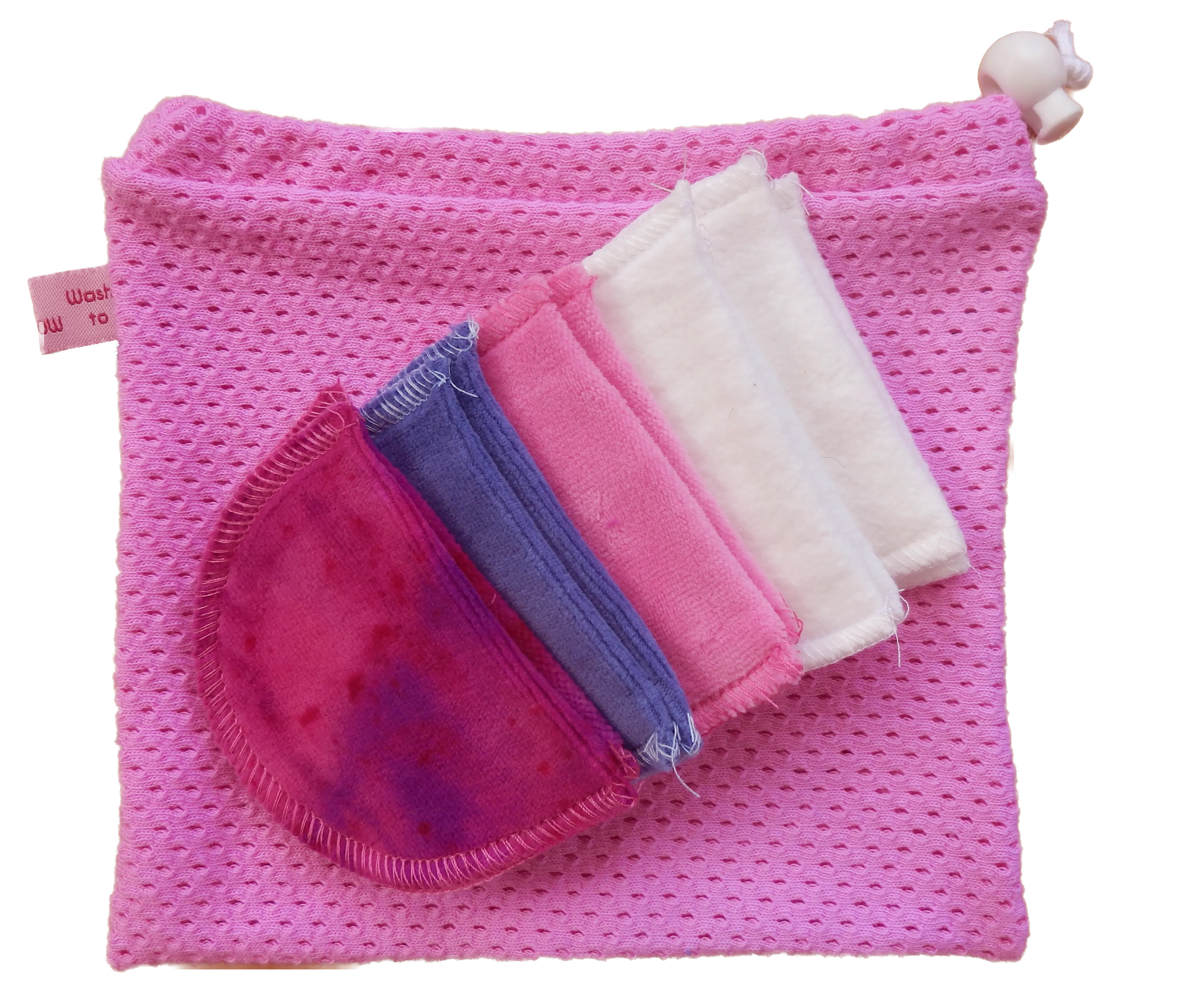 10 Reusable Makeup Wipes   Wash Bag