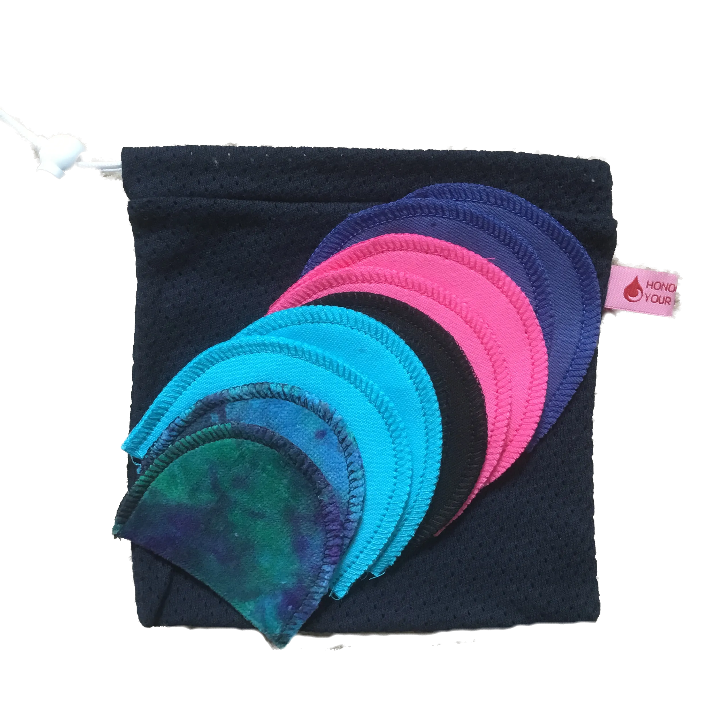 10 Reusable Makeup Wipes   Wash Bag