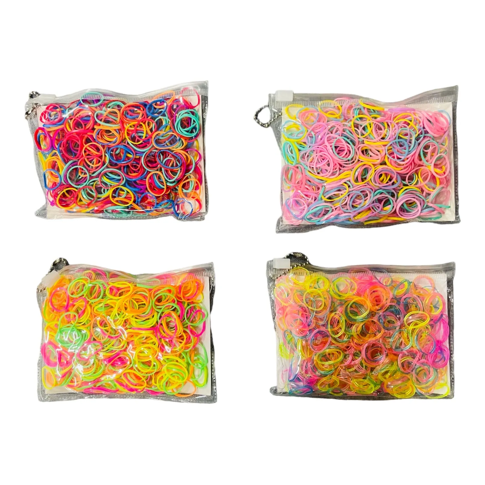 12 pcs Rubber Hair Ties Asstd. Colors