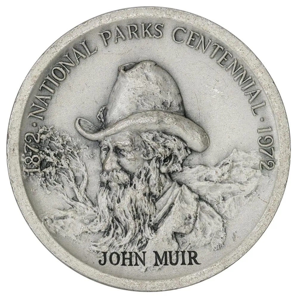 1972 .999 Silver Medallic Art Co. Yosemite National Parks Medal - 39mm