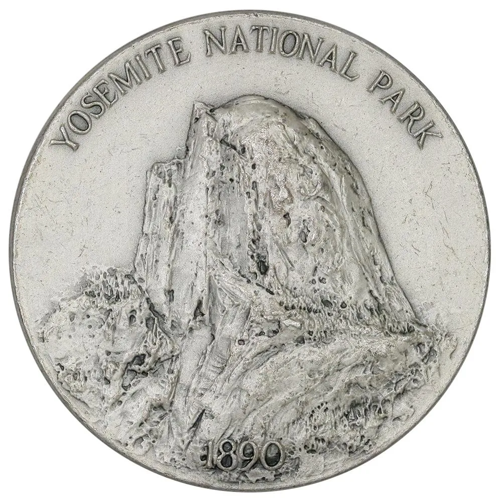 1972 .999 Silver Medallic Art Co. Yosemite National Parks Medal - 39mm
