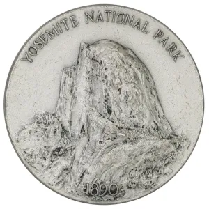 1972 .999 Silver Medallic Art Co. Yosemite National Parks Medal - 39mm