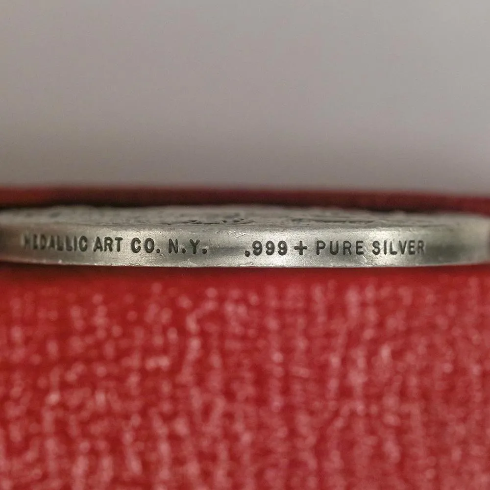 1972 .999 Silver Medallic Art Co. Yosemite National Parks Medal - 39mm