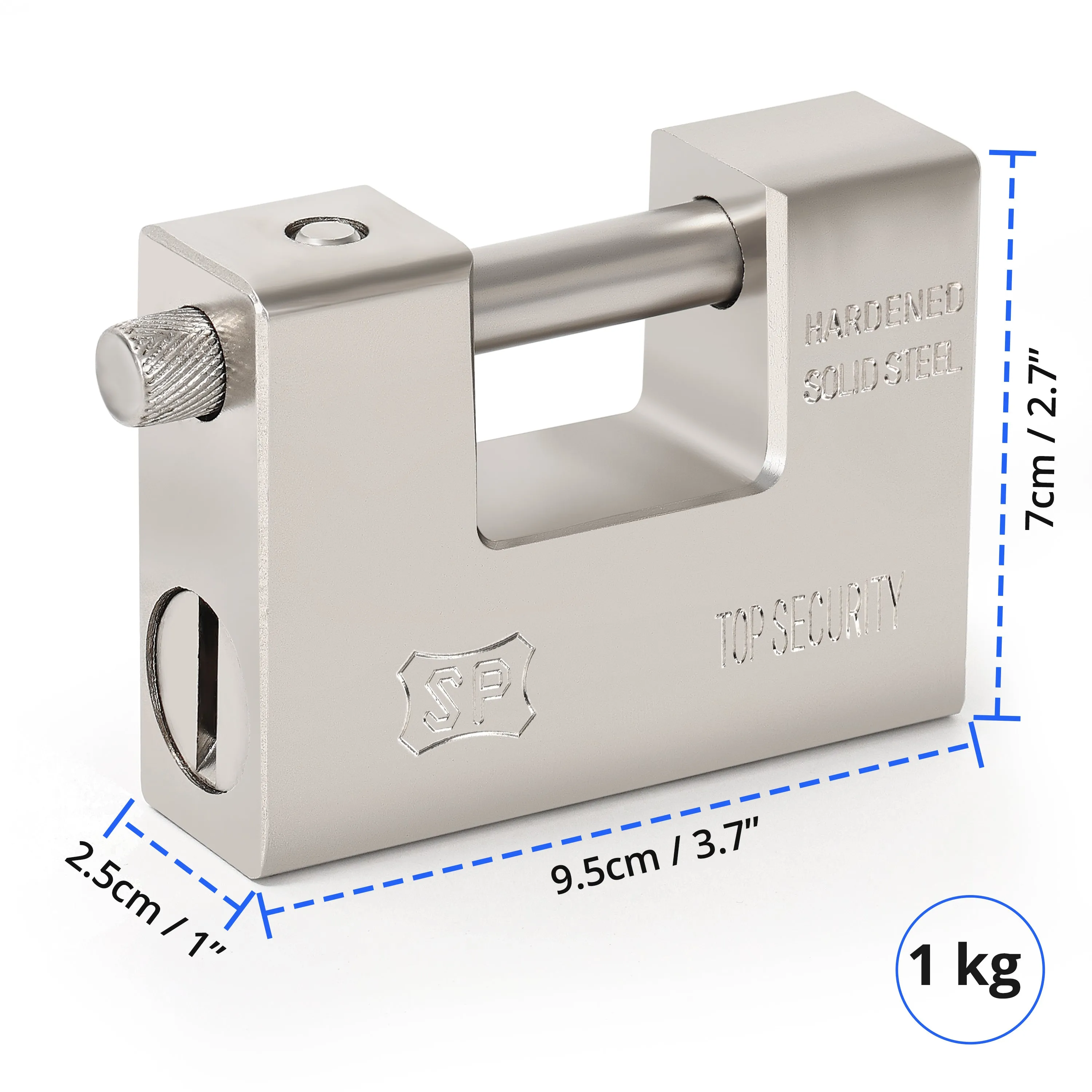 ABOUT SPACE Heavy Duty Padlock with 4 Keys