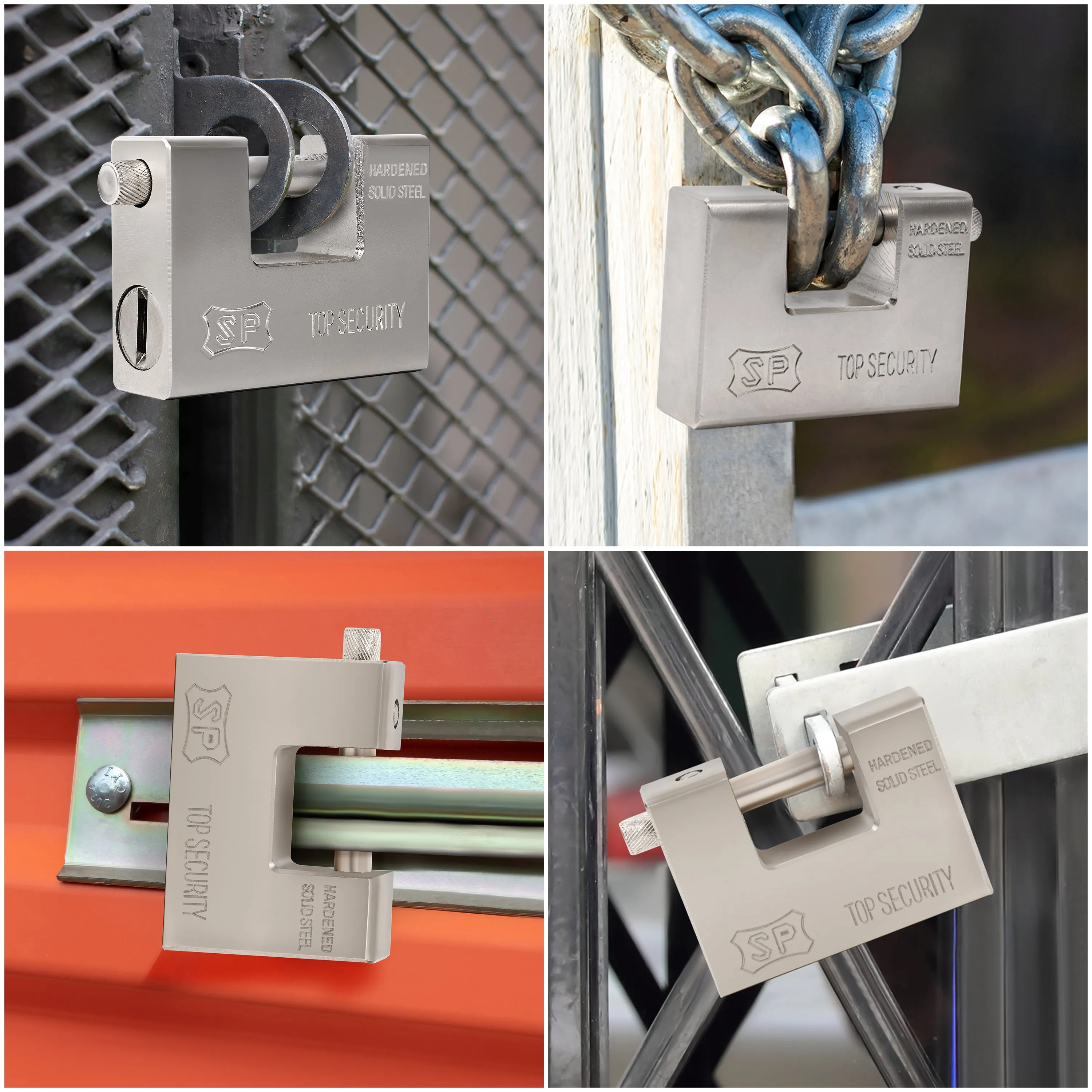 ABOUT SPACE Heavy Duty Padlock with 4 Keys