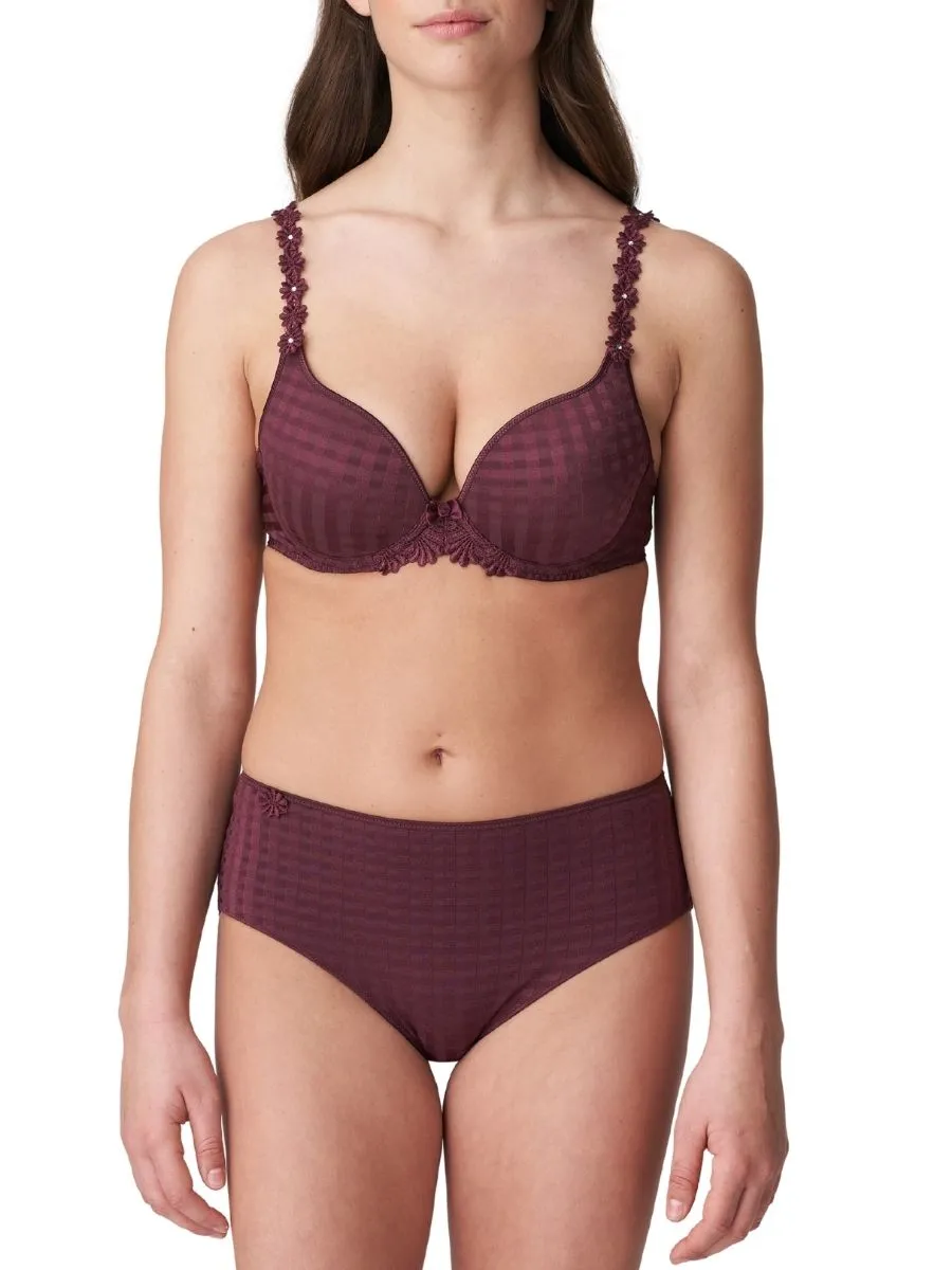Avero Padded Heartshape Bra - Wine