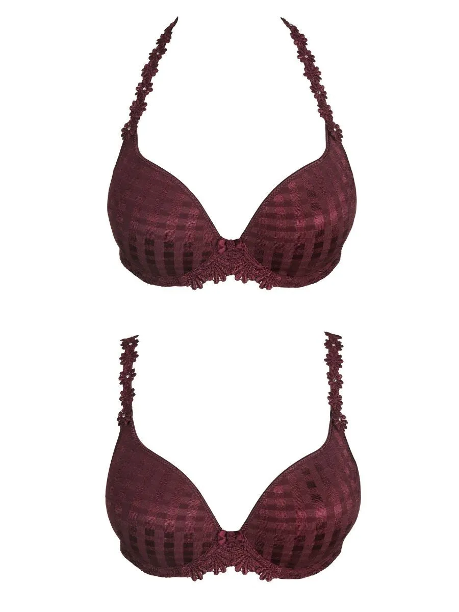 Avero Padded Heartshape Bra - Wine
