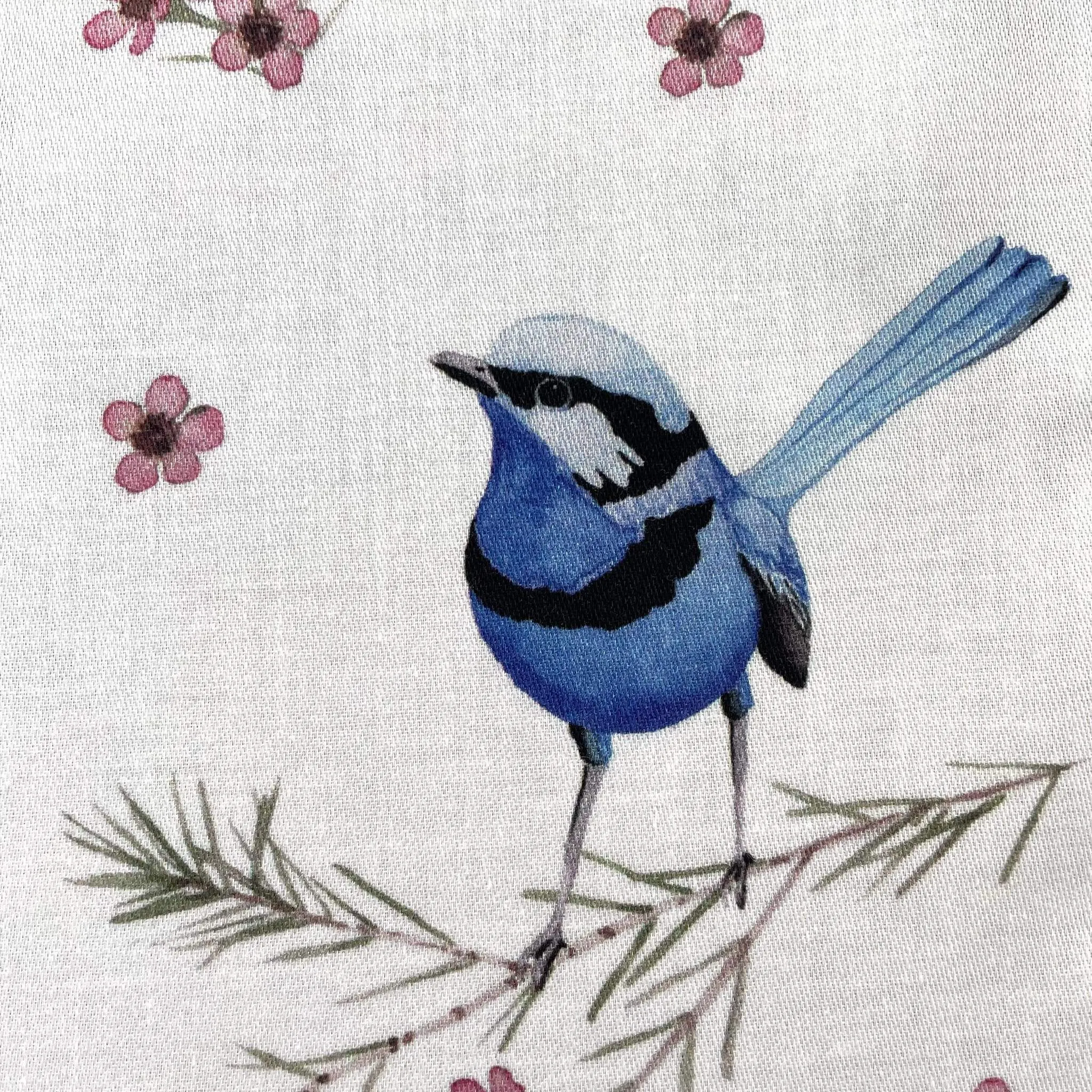 Blue Wren Handkerchief