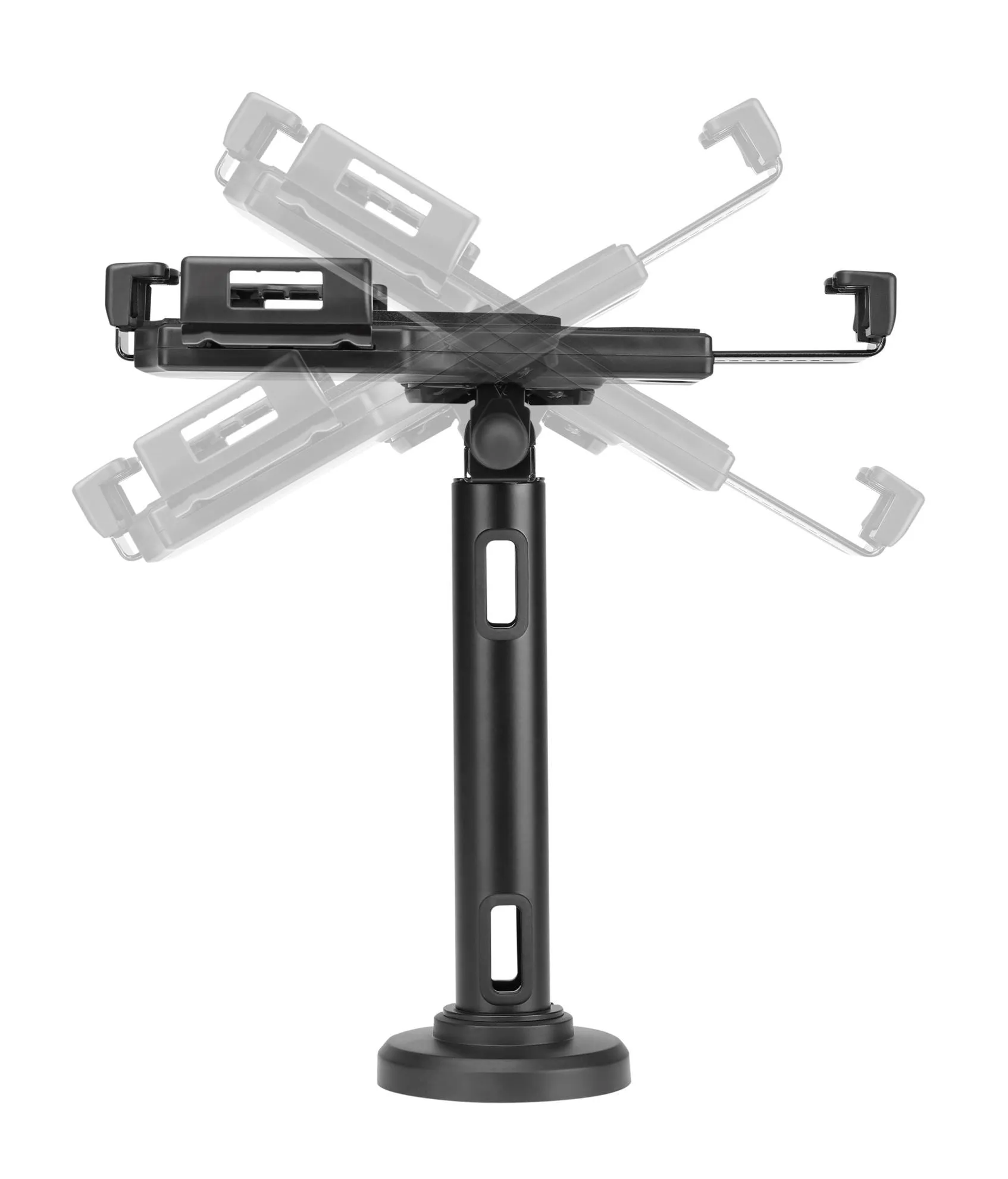 Brateck 2-in-1 Multi-Purpose Anti-Theft Tablet Countertop Kiosk, Designed for Protecting Tablets in Public, Desk Stand or Wall Mount