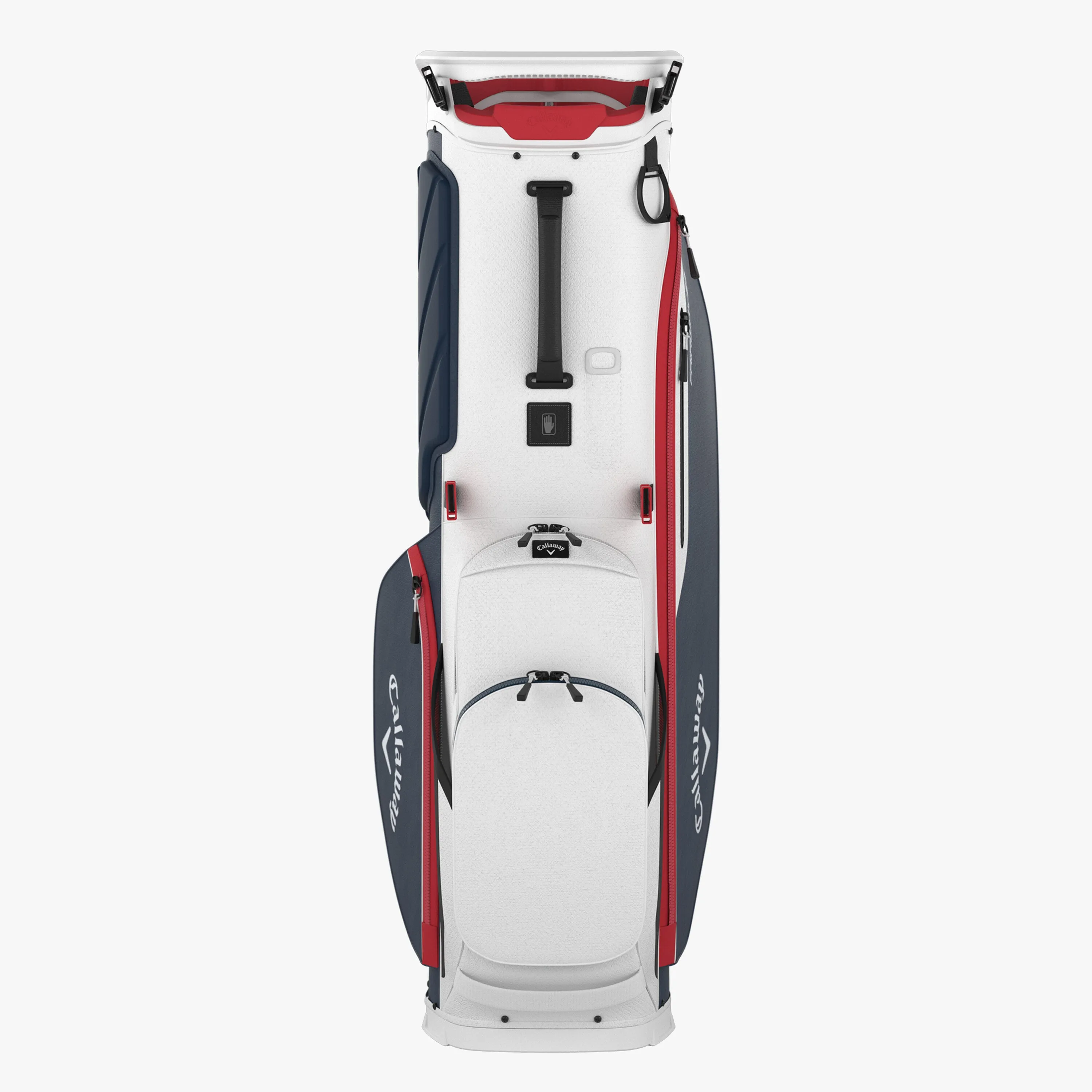 Callaway Fairway  Double Strap Stand Bag White/Navy Hounds/Red