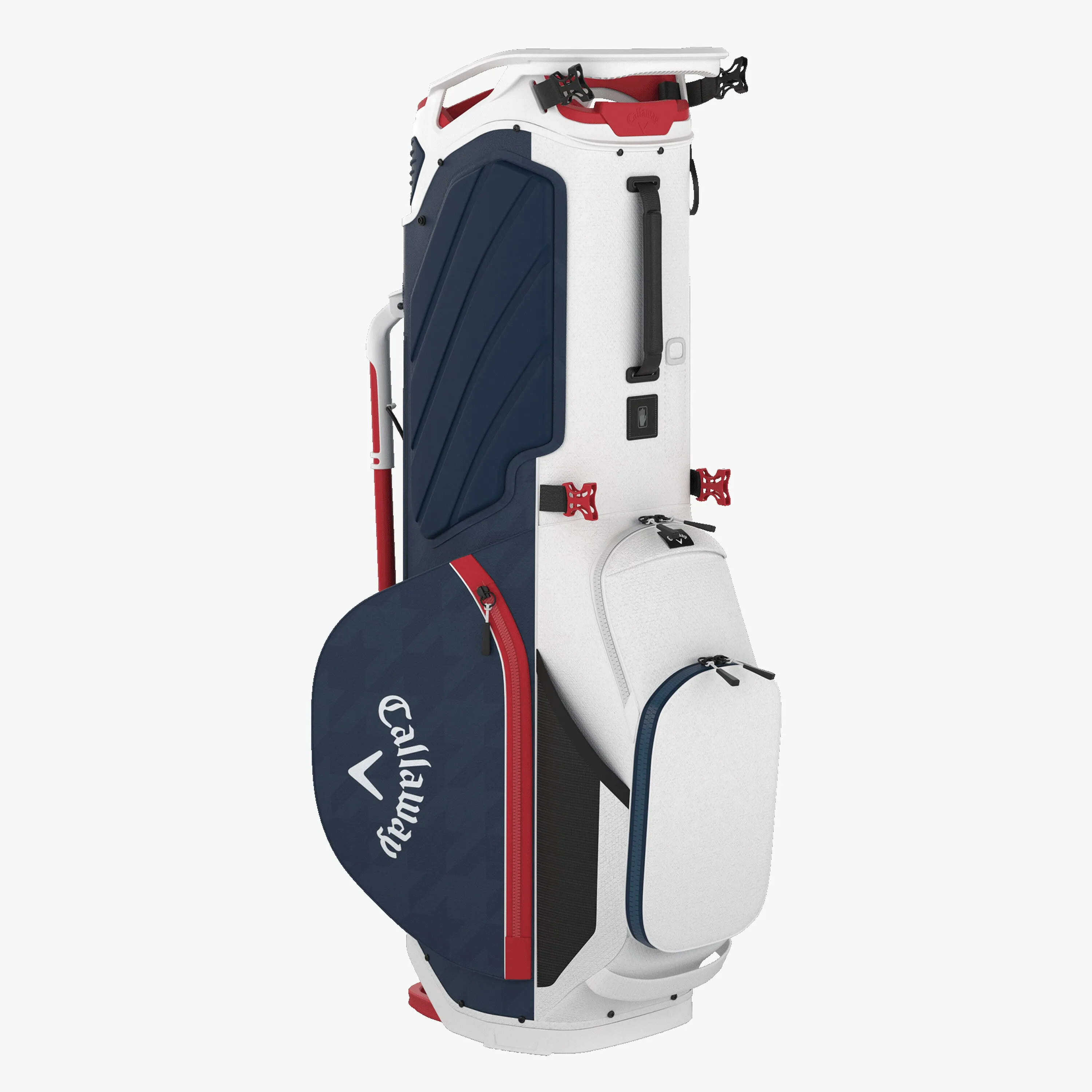 Callaway Fairway  Double Strap Stand Bag White/Navy Hounds/Red