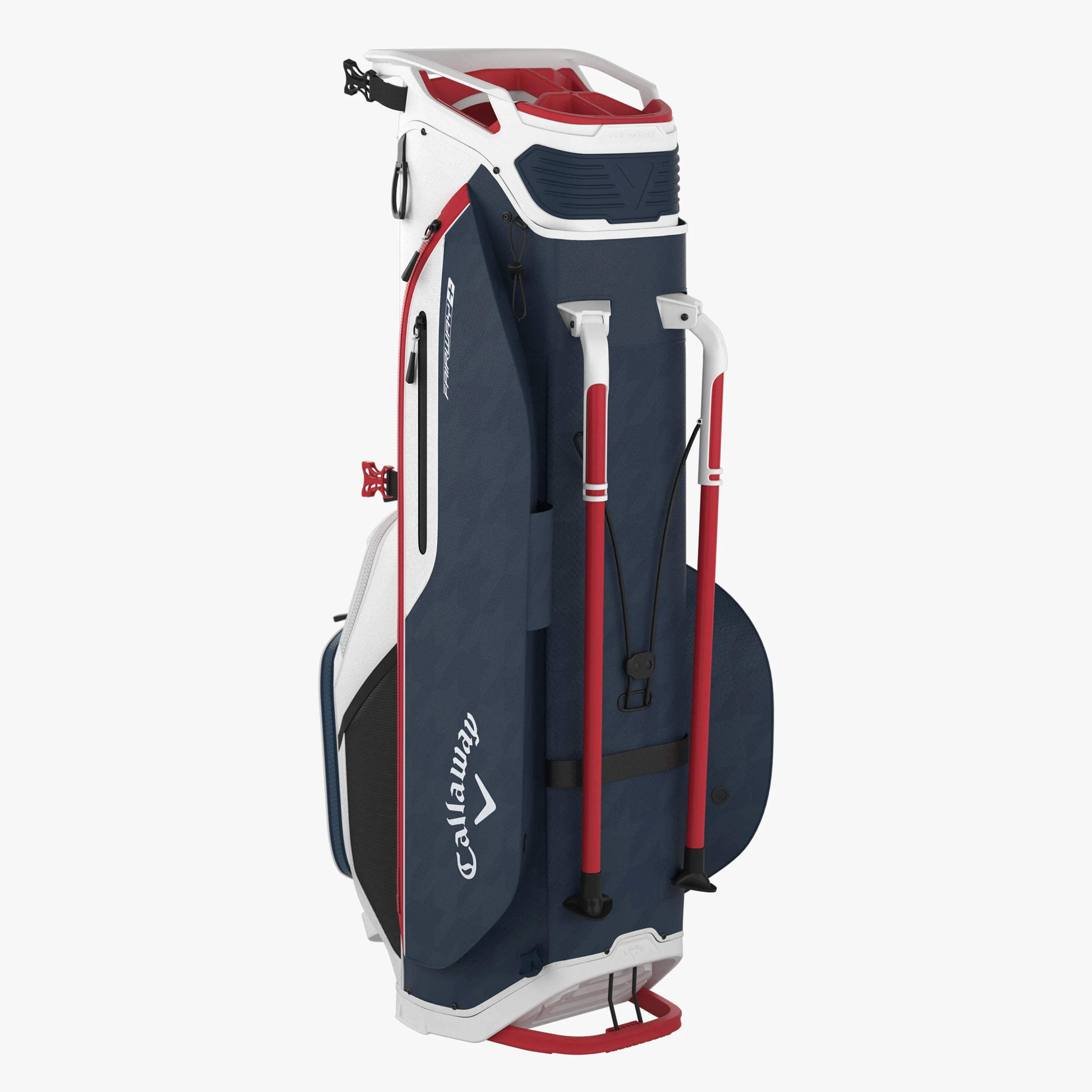 Callaway Fairway  Double Strap Stand Bag White/Navy Hounds/Red