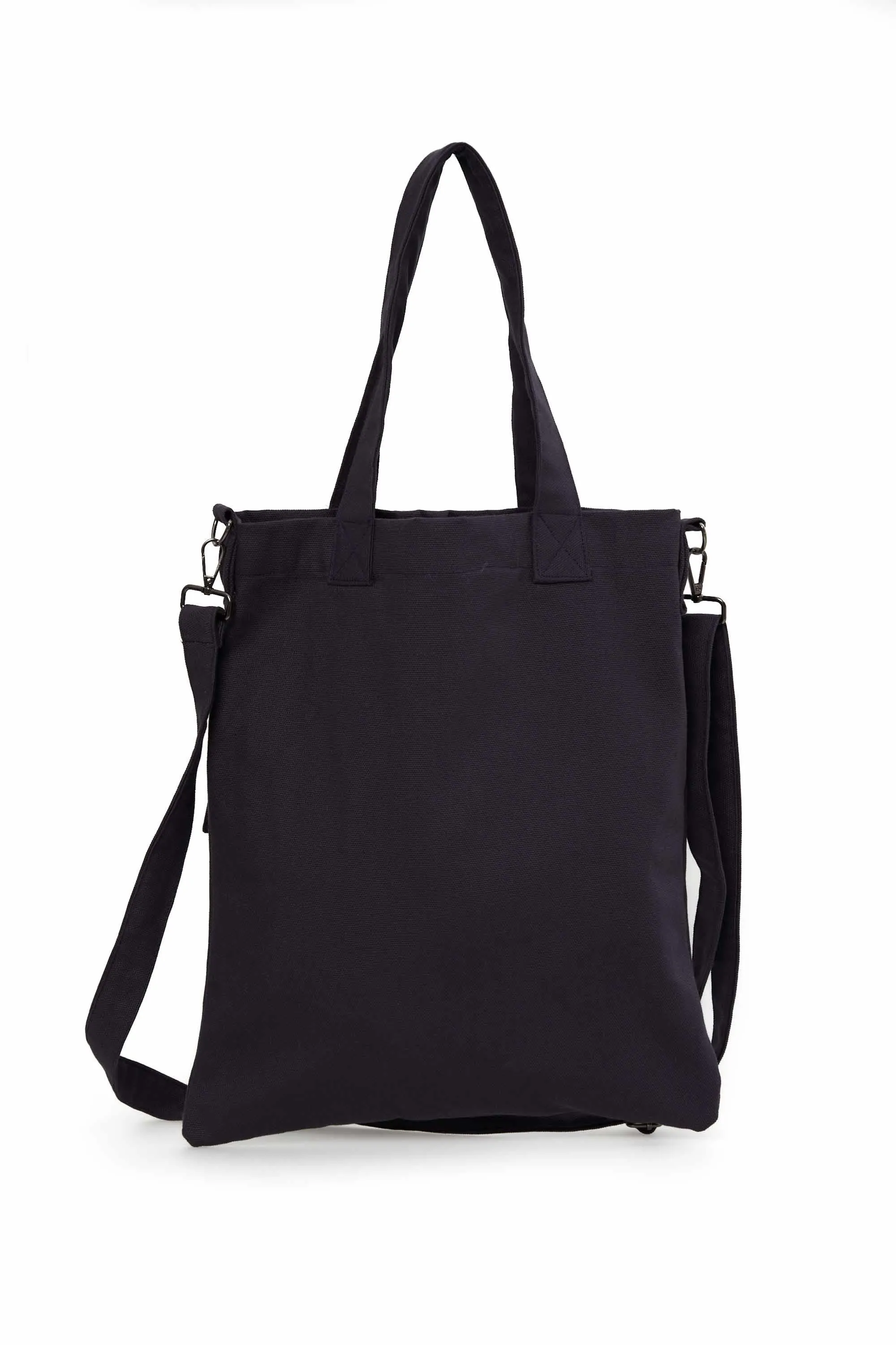 Canvas Hand Shoulder Tote Bag with Front Pockets Casual Large Capacity Daily Travel Shopping Bag,CK-20