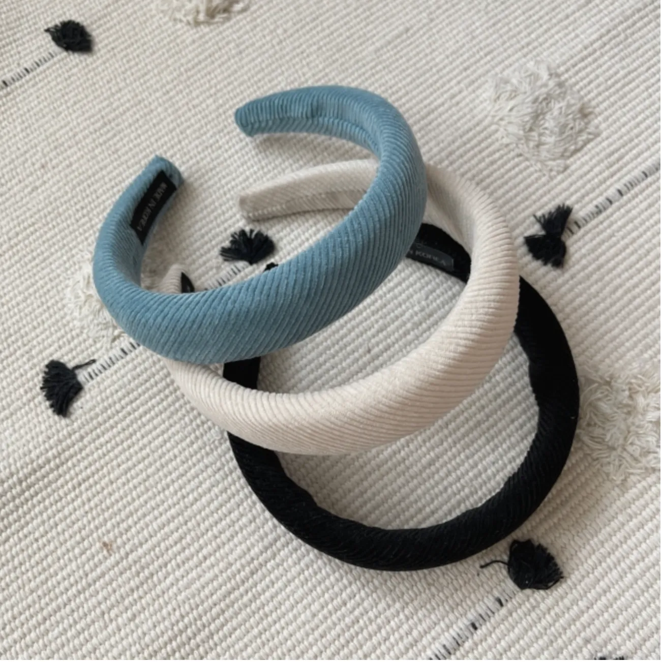 CHARLOTTE Padded corduroy headband