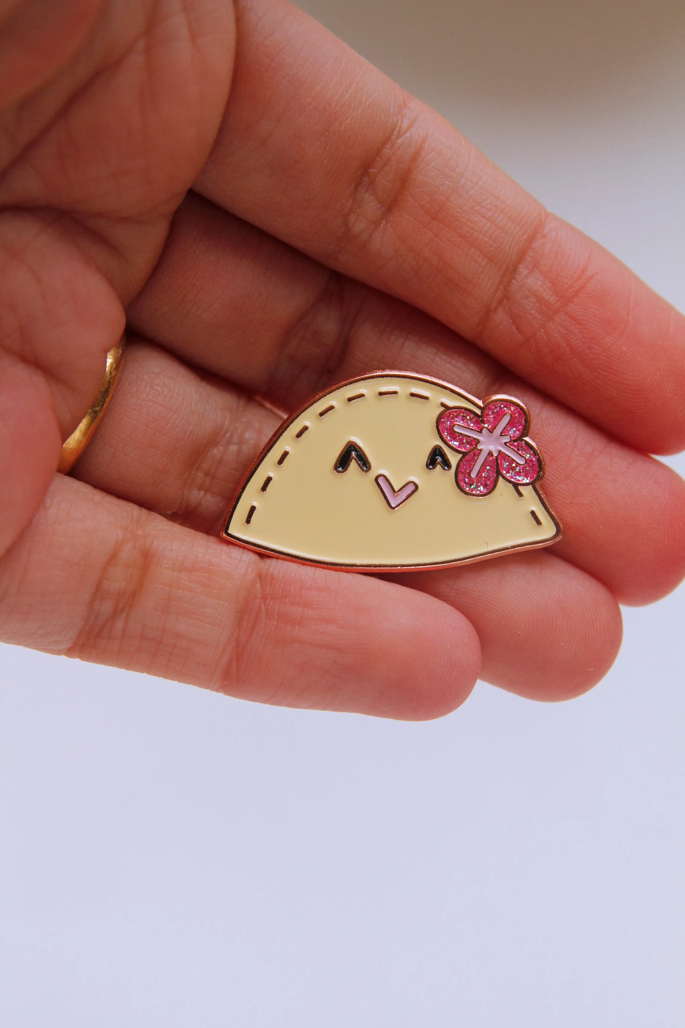 Dumpling Enamel Pin