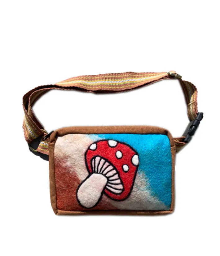 Felt Deco Boho Travelers Belt Bag