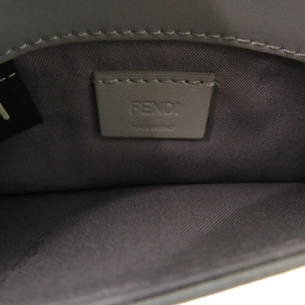 FENDI Shoulder Bag 8M0346 leather gray