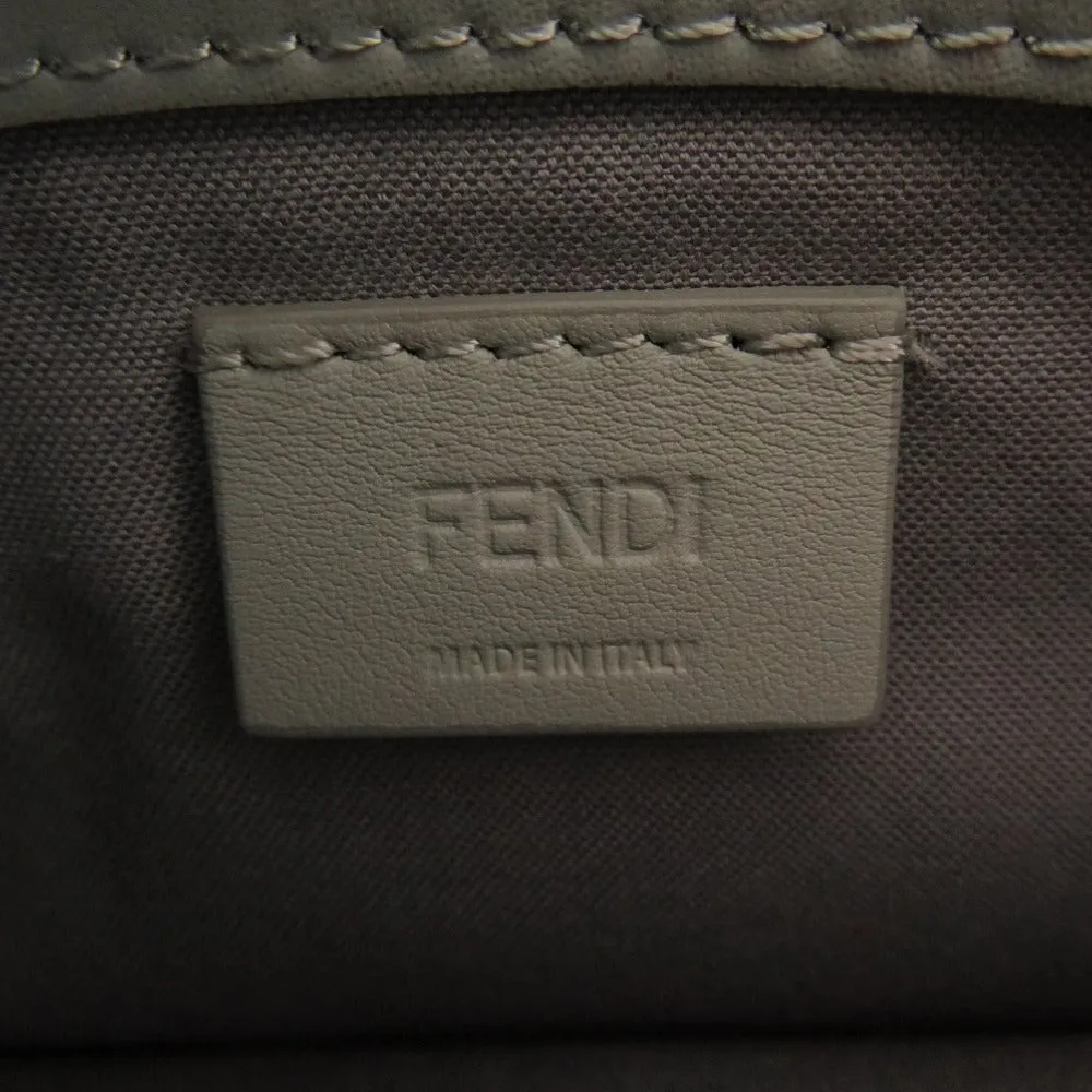 FENDI Shoulder Bag 8M0346 leather gray