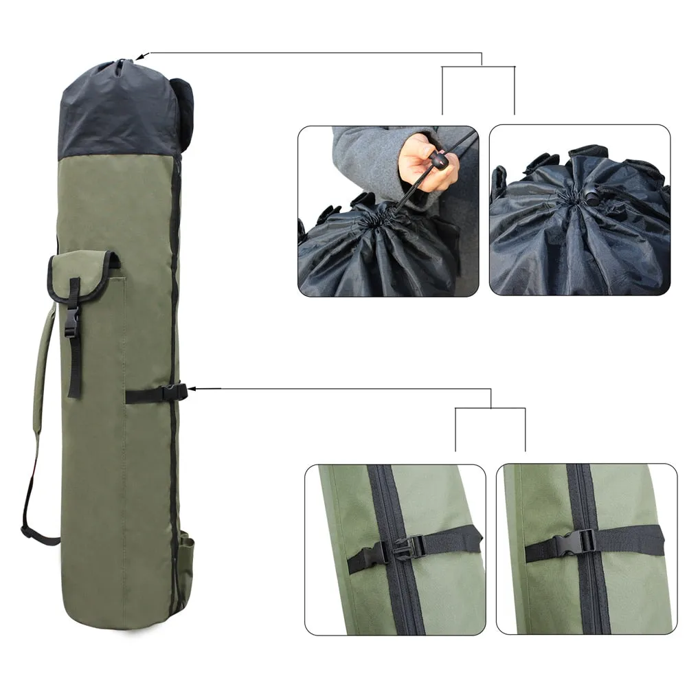 Fishing Portable Multifunction Nylon Fishing Bags Fishing Rod Bag Fishing Tackle Tools Storage Bag