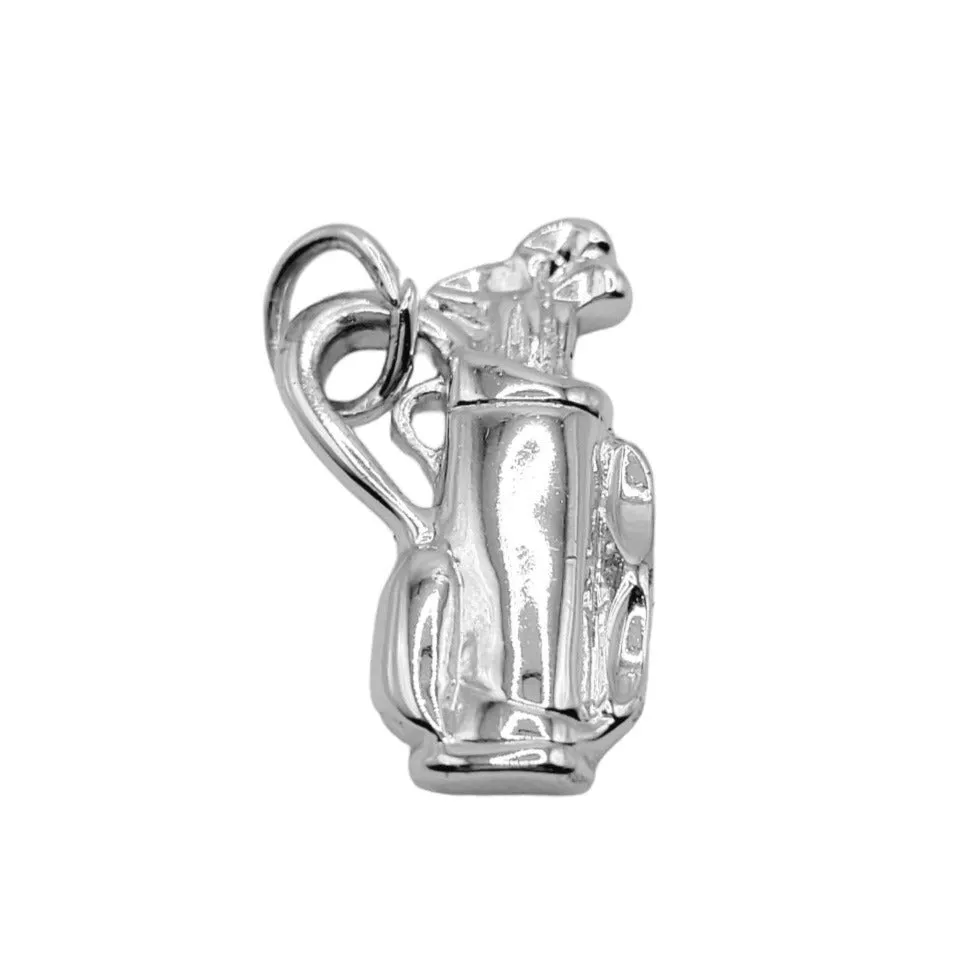 Golf Clubs And Bag Medium Charm