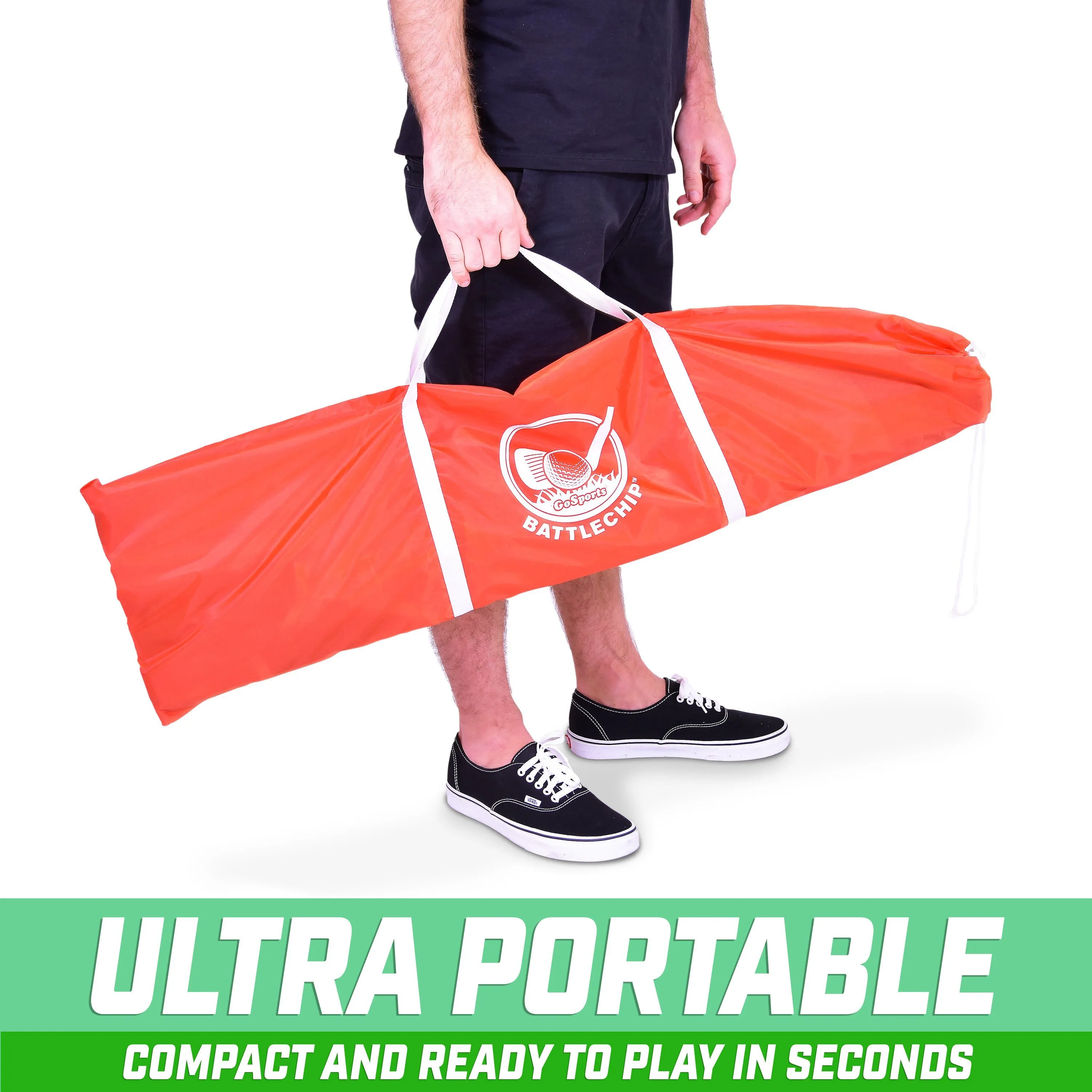 GoSports BattleChip Backyard Golf Cornhole Game