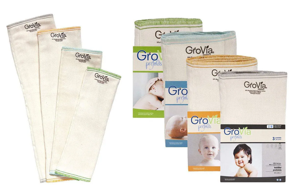GroVia Prefolds - Size 3