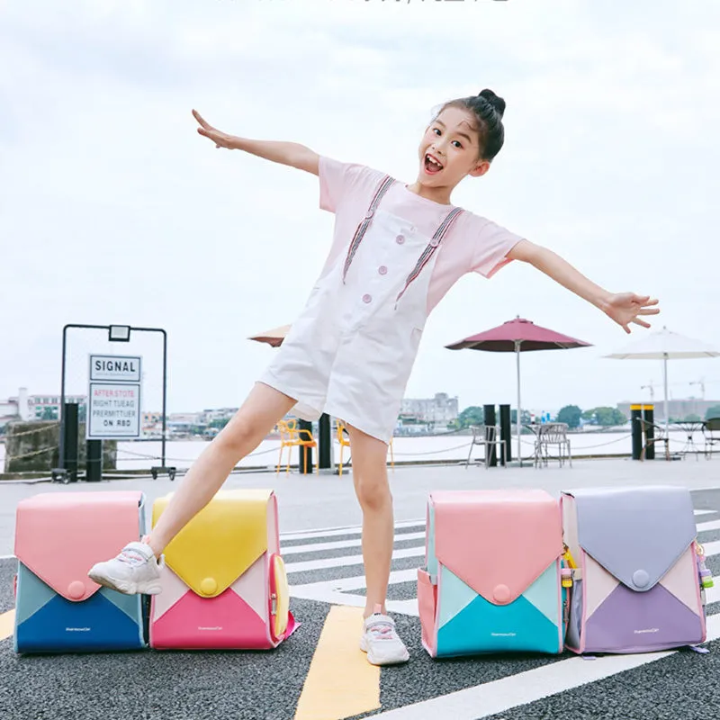 Kids Backpack Colorful Girls Backpack Bookbags Middle School Elementary School Bag