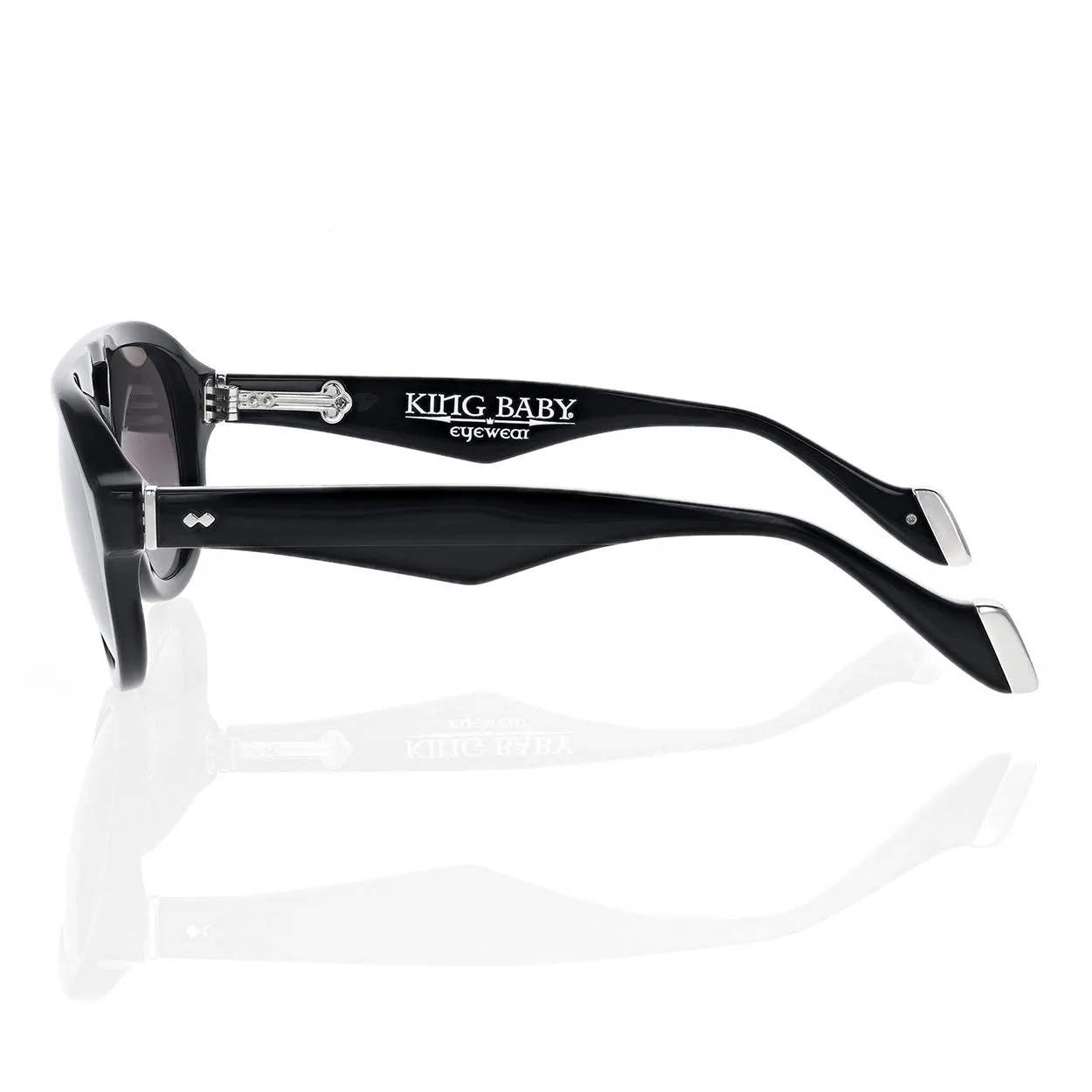 KING BABY - "THE LAS VEGAS" Sunglasses in Black