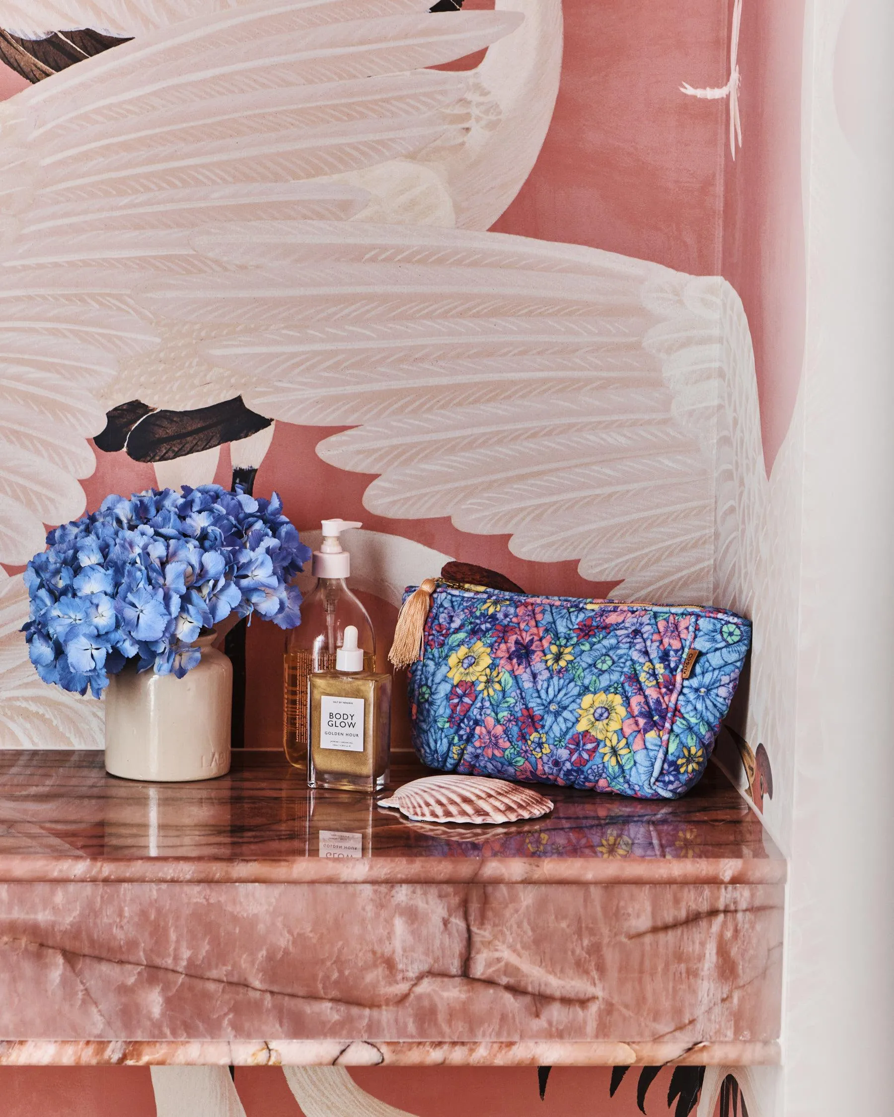 Kip & Co Quilted Velvet Toiletry Bag - Bunch of Fun