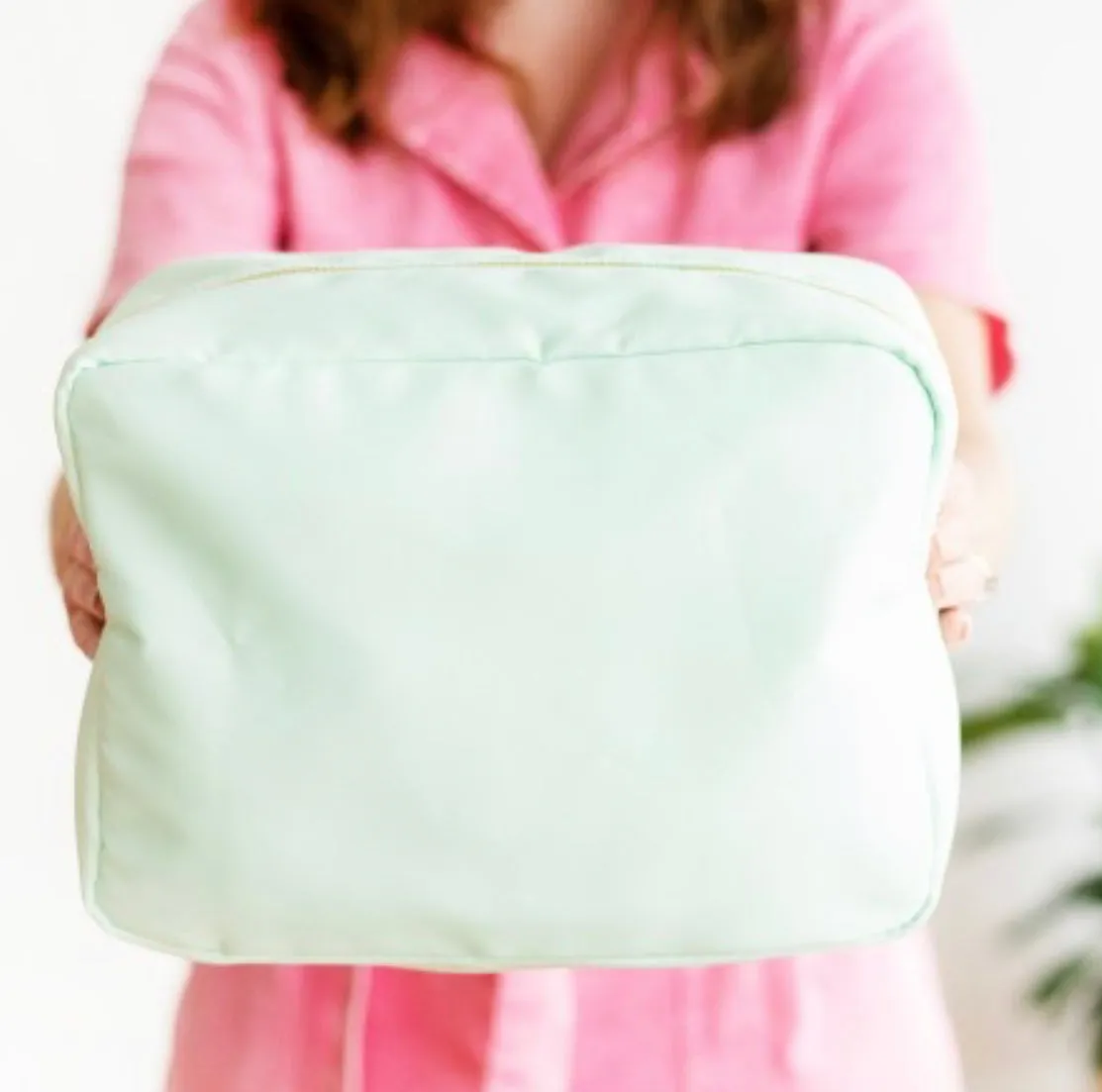 Lauren Large Cosmetic Bag - Mint