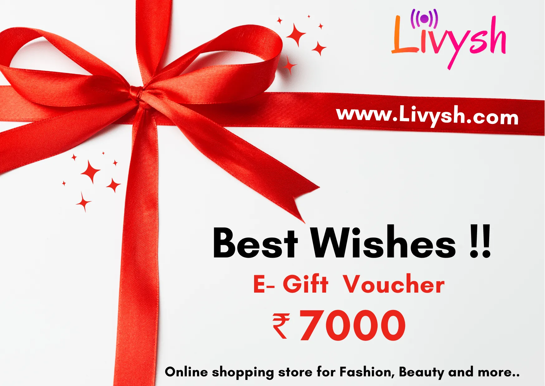Livysh e-Gift Card Rs.7000