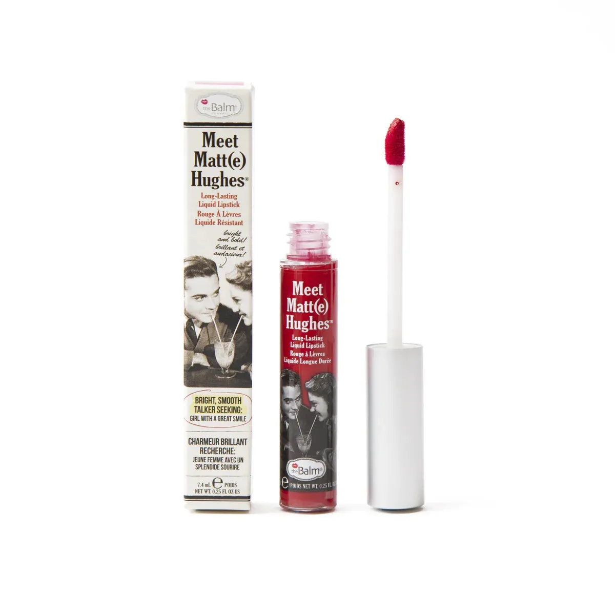 Meet the matte Hughes lipstick THE BALM