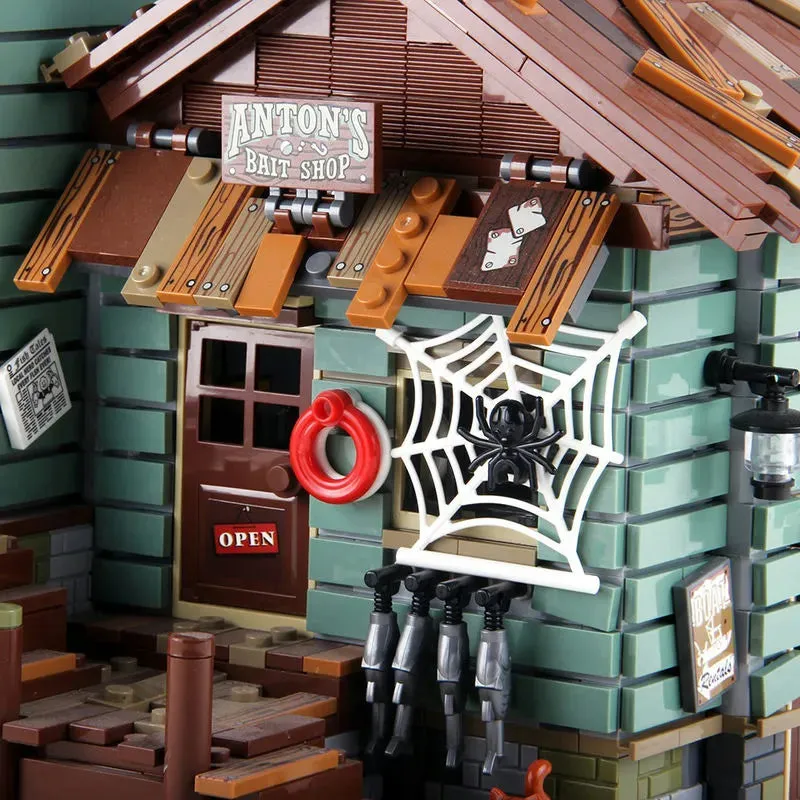 MOC 16050 Creator Expert Old Fishing Store Bricks Toys