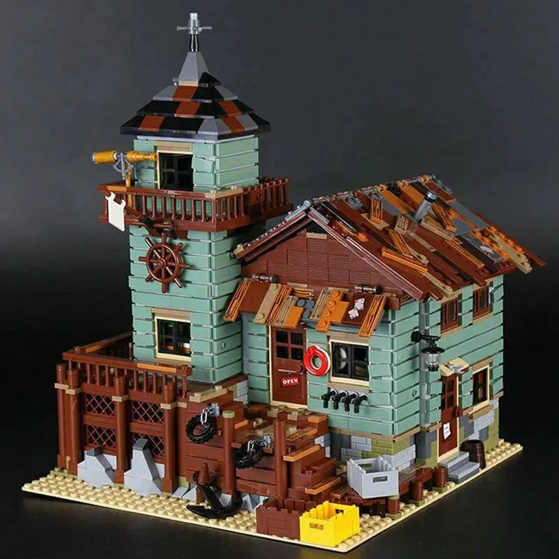 MOC 16050 Creator Expert Old Fishing Store Bricks Toys