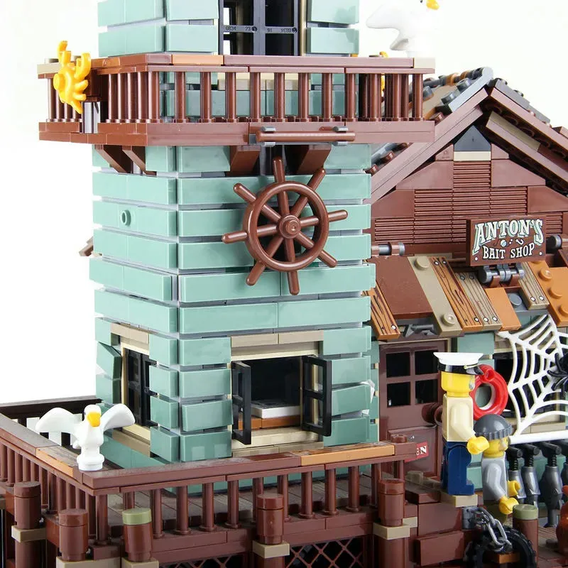 MOC 16050 Creator Expert Old Fishing Store Bricks Toys