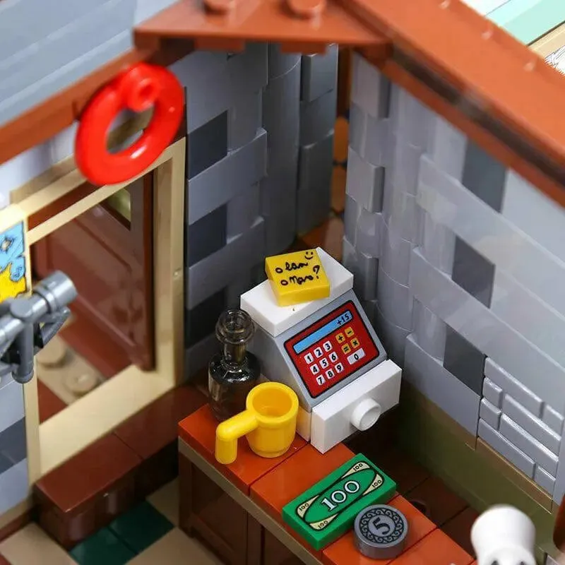MOC 16050 Creator Expert Old Fishing Store Bricks Toys