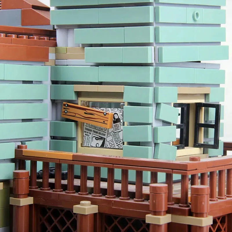 MOC 16050 Creator Expert Old Fishing Store Bricks Toys