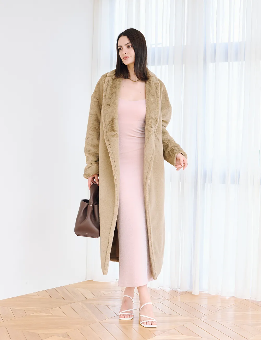Moonlit Muse Maxi Dress / 桃色(pink)