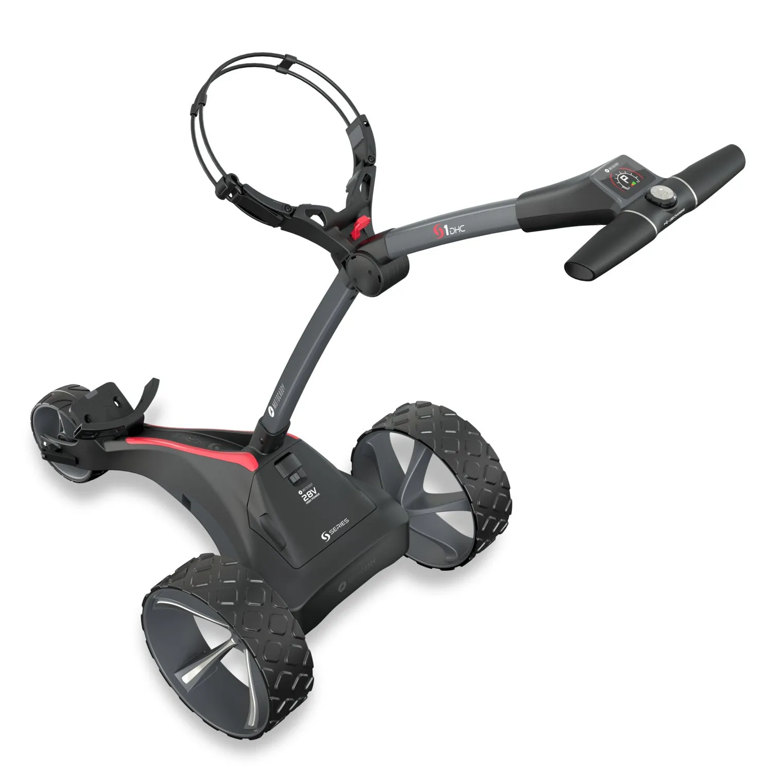 Motocaddy 2024 S1 DHC Electric Golf Trolley | 18 Hole Lithium Battery
