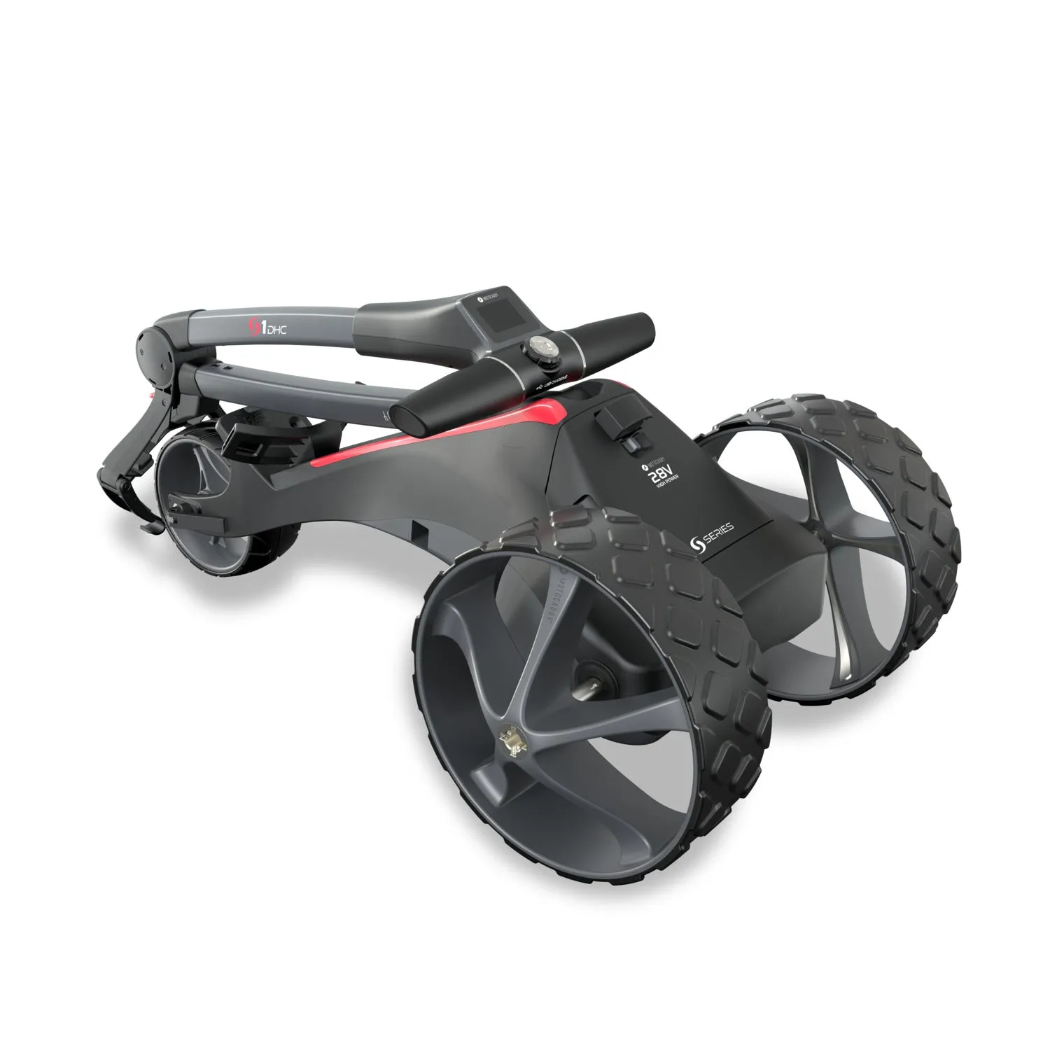 Motocaddy 2024 S1 DHC Electric Golf Trolley | 18 Hole Lithium Battery