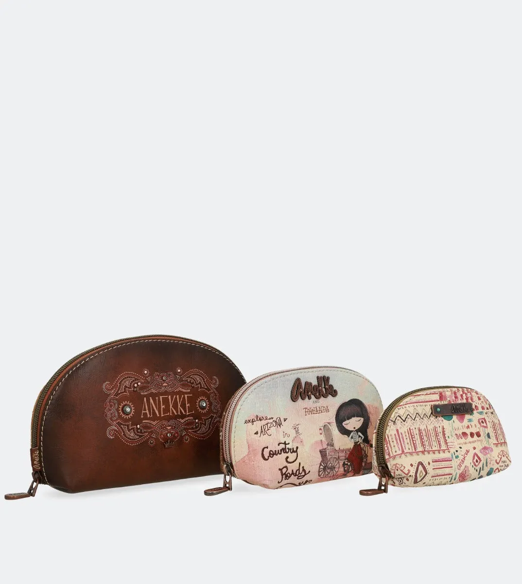 New Western triple toiletry bag
