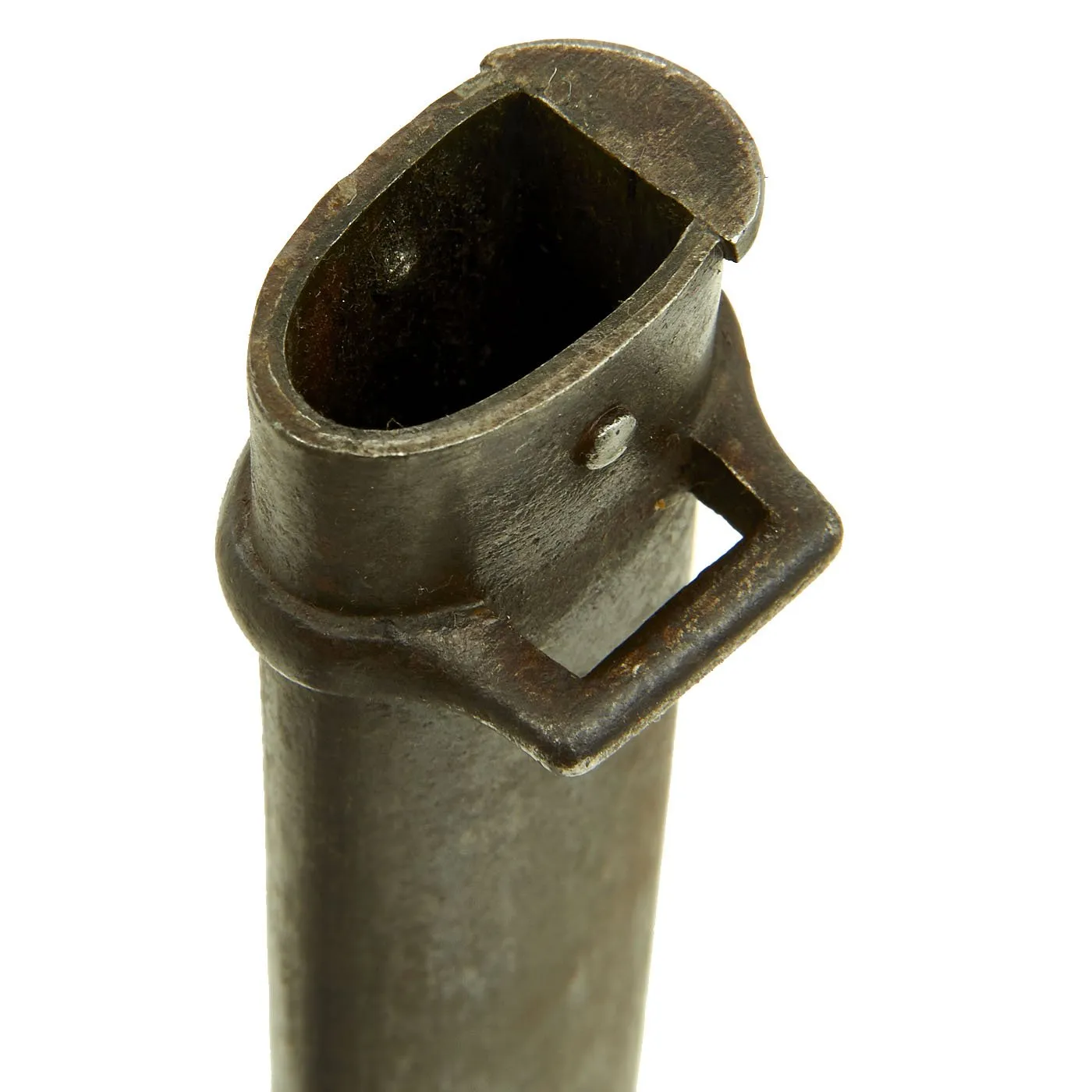 Original Austrian Peabody Martini Gras-style T-back Bayonet by OE Steyr with Scabbard - dated 1882
