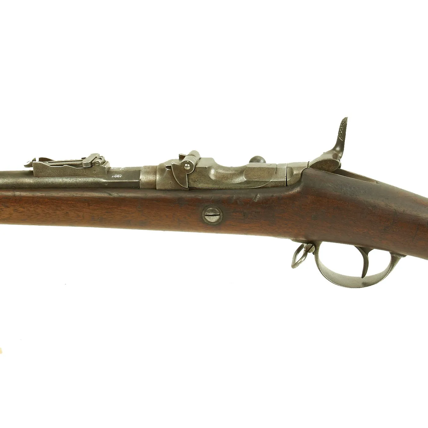 Original Belgian M-1867 Albini-Braendlin 11mm Trapdoor Infantry Rifle with External Hammer - dated 1867