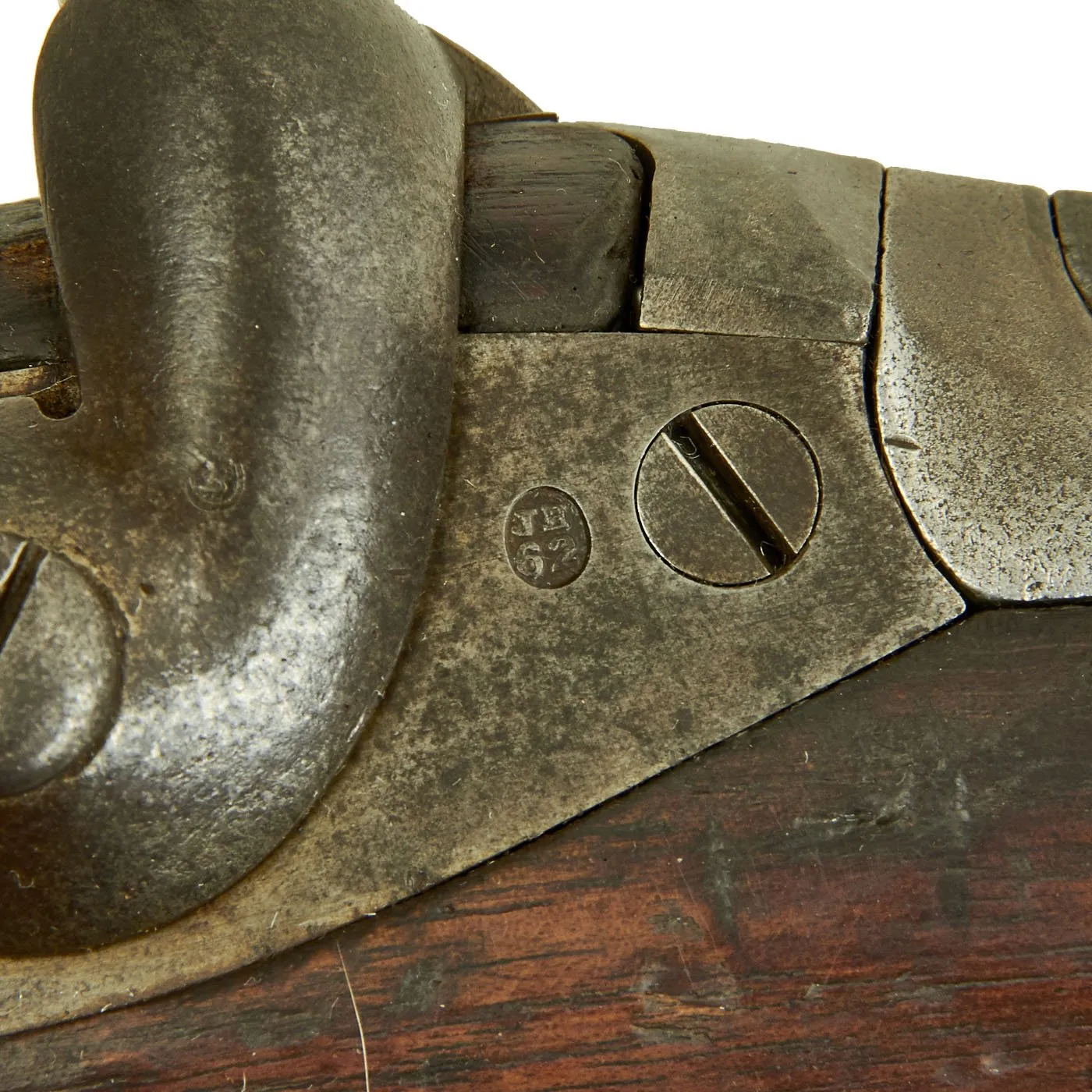 Original Belgian M-1867 Albini-Braendlin 11mm Trapdoor Infantry Rifle with External Hammer - dated 1867