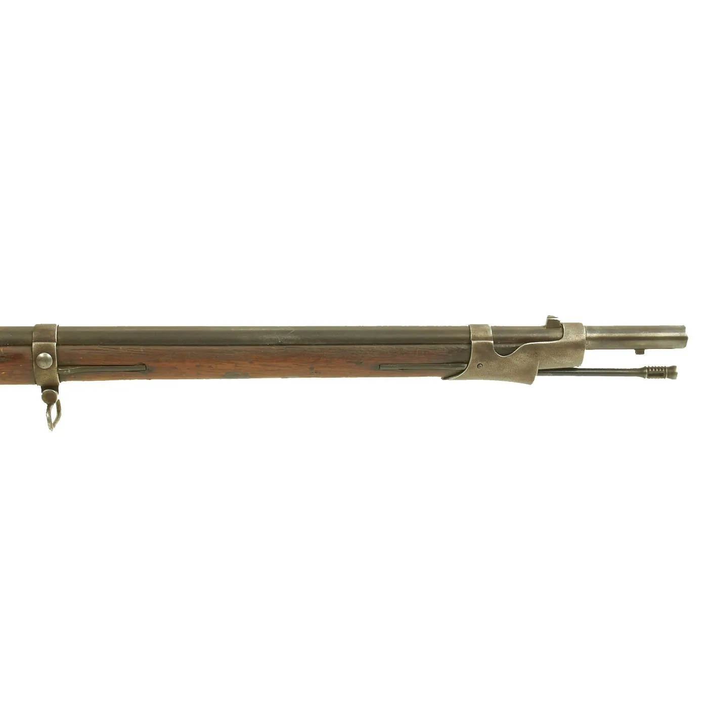 Original Belgian M-1867 Albini-Braendlin 11mm Trapdoor Infantry Rifle with External Hammer - dated 1867