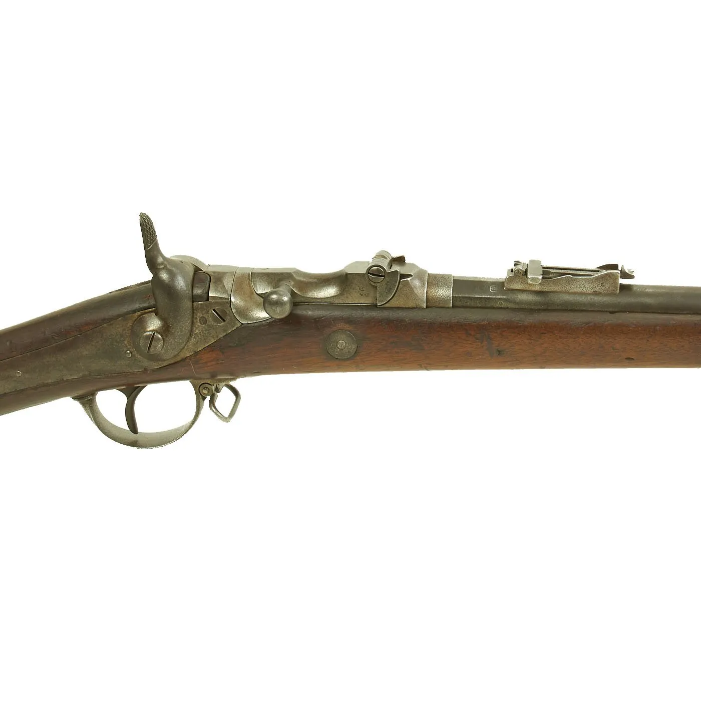 Original Belgian M-1867 Albini-Braendlin 11mm Trapdoor Infantry Rifle with External Hammer - dated 1867
